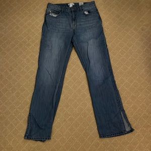 Medium color blue jeans